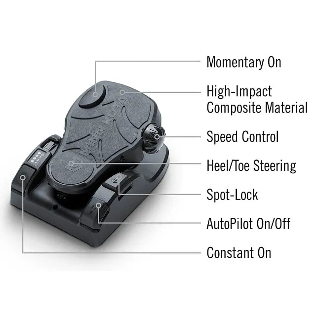 Minn Kota Ultrex MK Ultrex Foot Pedal label