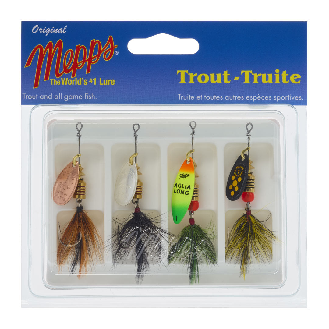Mepps 4-Pack Trouter Kit Dressed Siwash - Tackle Depot