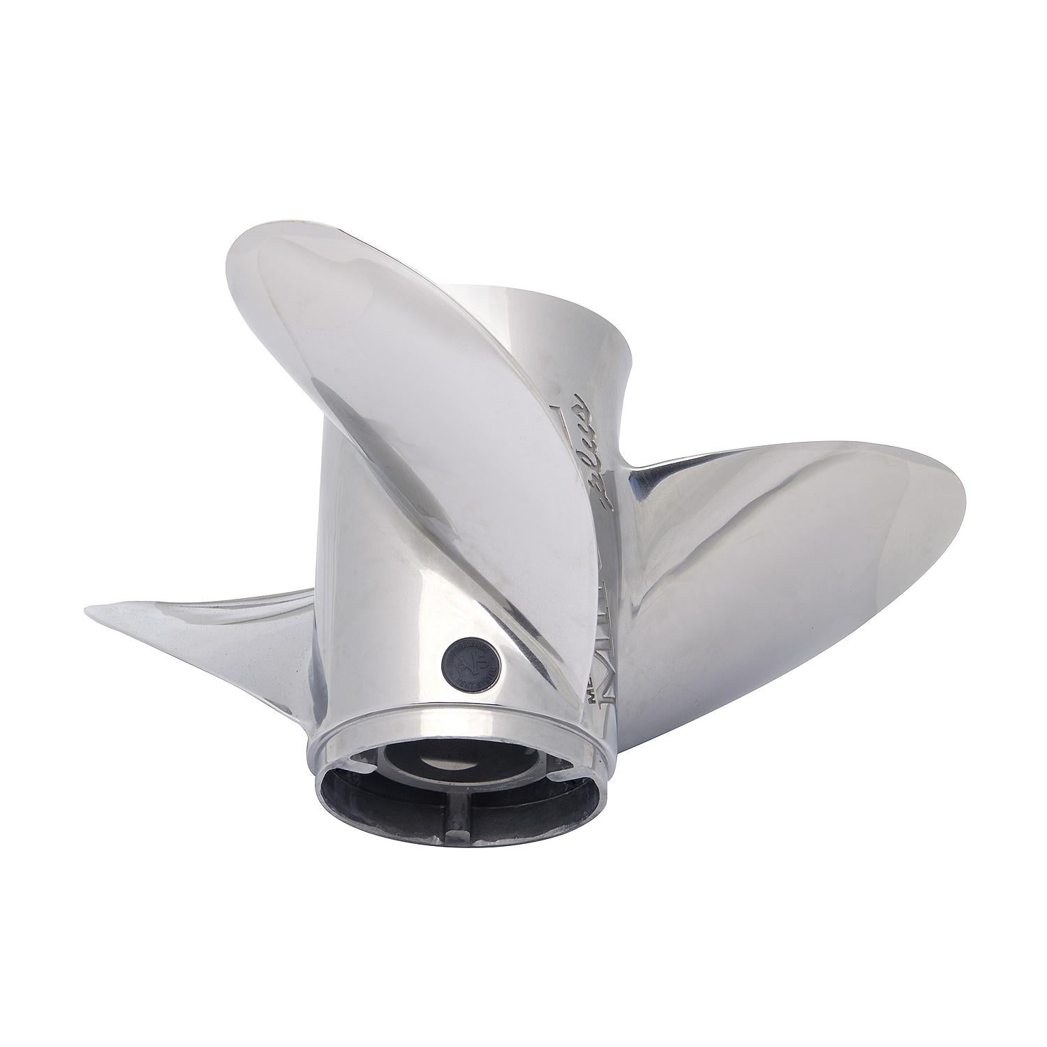 Mercury Mirage Plus 3-Blade Stainless Steel Propeller, 15.75" Diameter x 15" Pitch, Left Hand Rotation