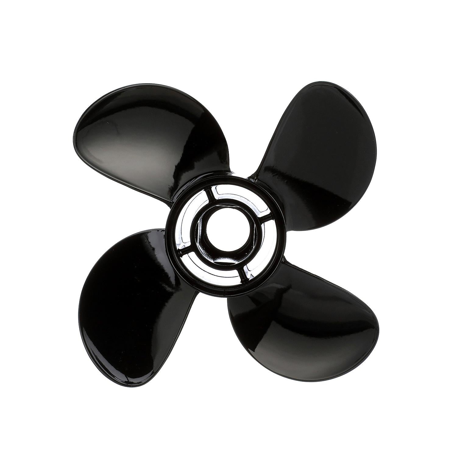 Quicksilver Nemesis 4-Blade Aluminum Propeller, 10.6" Diameter x 12" Pitch, Right Hand Rotation
