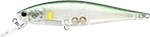 Lucky Craft Pointer 100SP Ghost Pearl Ayu Profondeur de course suspendue 4,5' 4" 5/8 oz