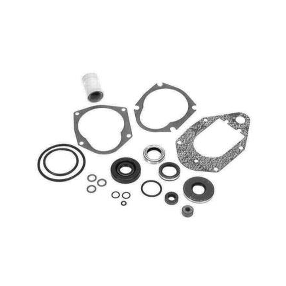 Quicksilver Mercury 814669A2 gear housing seal kit components, white square background