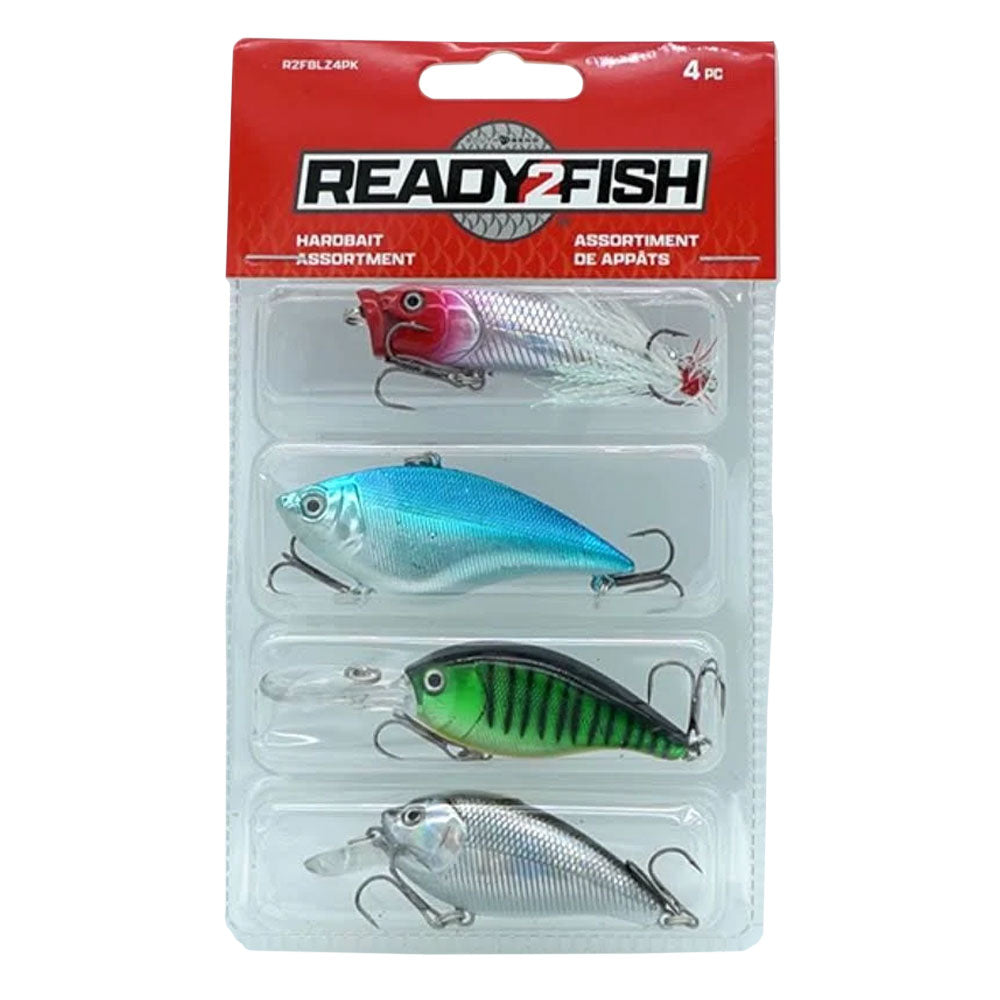 Ready 2 Fish 4 Pack Hardbait Assortment