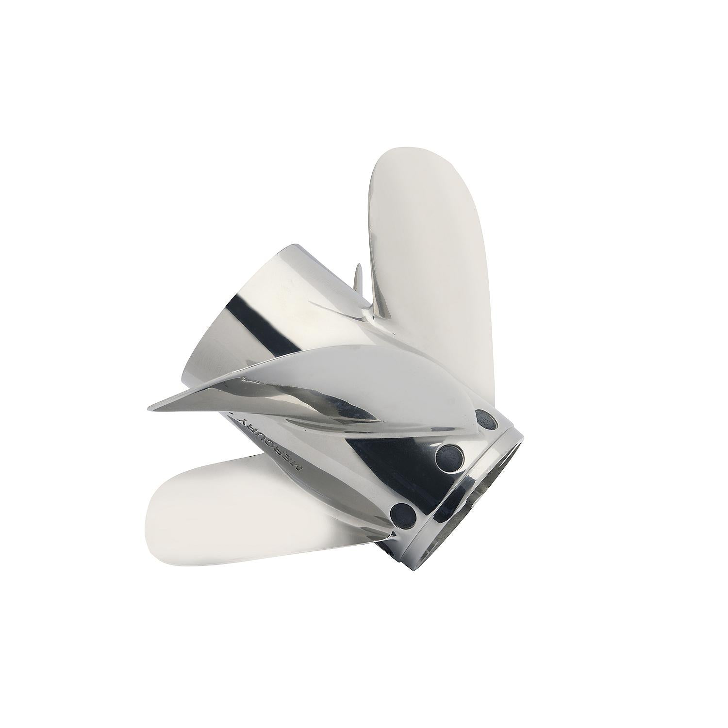 Mercury Revolution X 4-Blade Stainless Steel Propeller, 18" Pitch, Left-Hand Rotation