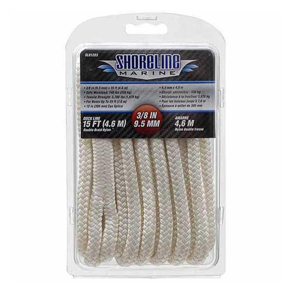 Shoreline Marine Double Braided Nylon Dock Line