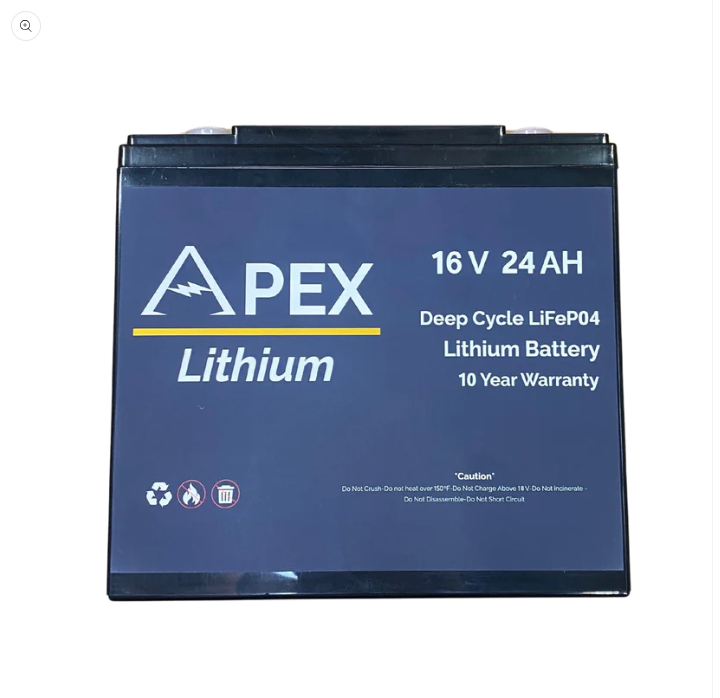 Batteries au lithium Apex 16 V 24 Ah