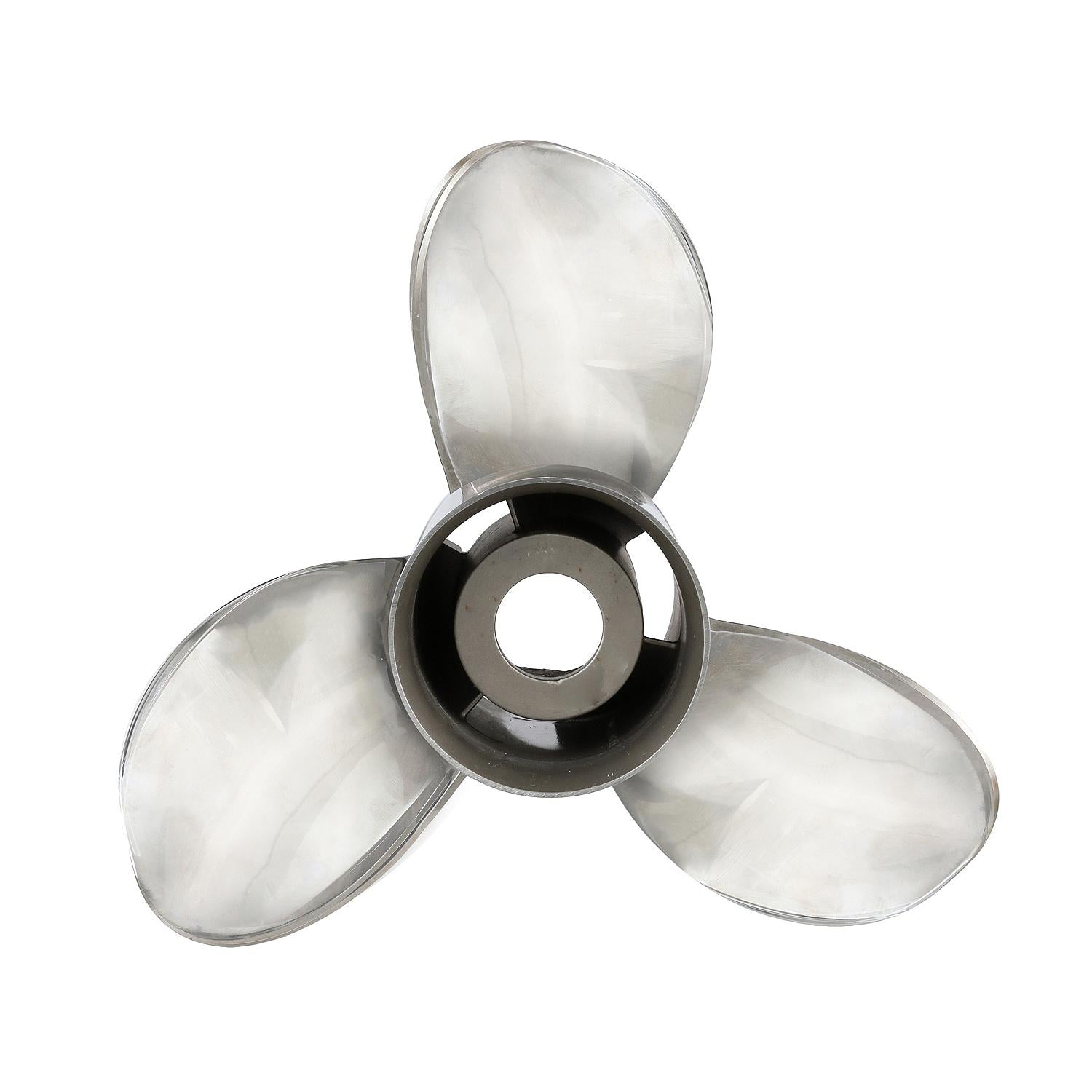 Quicksilver Silverado Propeller High Polished Stainless Finish, 13.1" Diameter x 16" Pitch, Right Hand Rotation