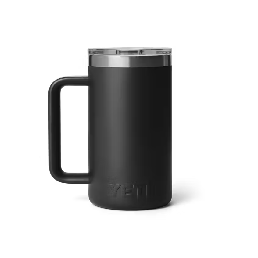 YETI Rambler 710 ML Mug with Durasip Ceramic Lining Black