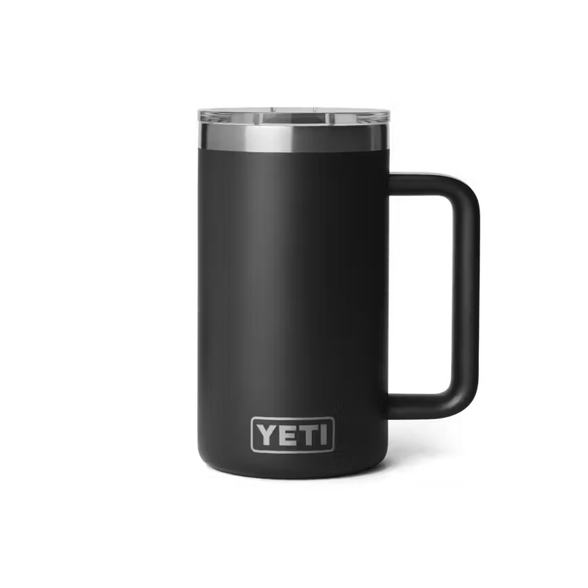 YETI Rambler 710 ML Mug with Durasip Ceramic Lining Black
