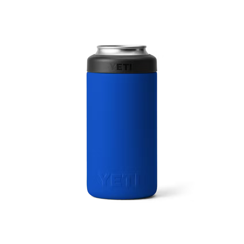 YETI Rambler 473 ML Colster Isolant pour canette haute Bleu roi