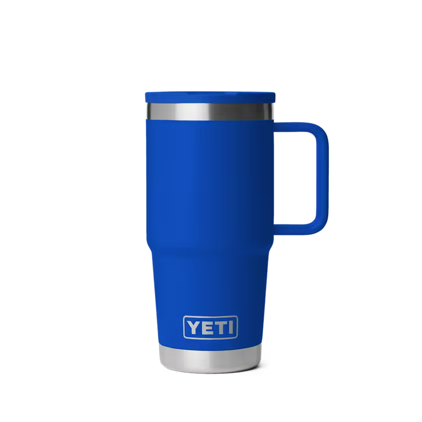YETI Rambler 591 ml Travel Straw Mug with Colour-Matched Straw Lid Royal Blue