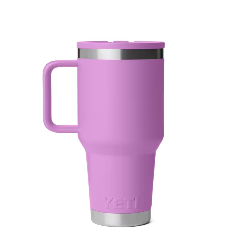 YETI Rambler Mug de voyage 887 ml avec paille et couvercle de paille de couleur assortie Desert Bloom