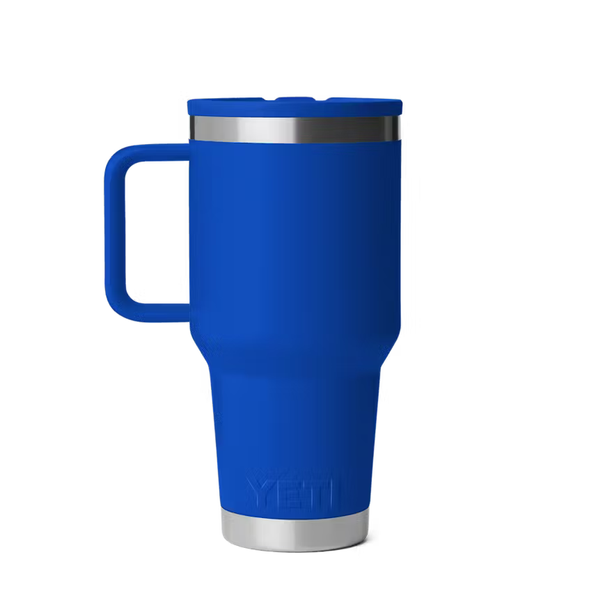 YETI Rambler 887 ml Travel Straw Mug with Colour-Matched Straw Lid Royal Blue