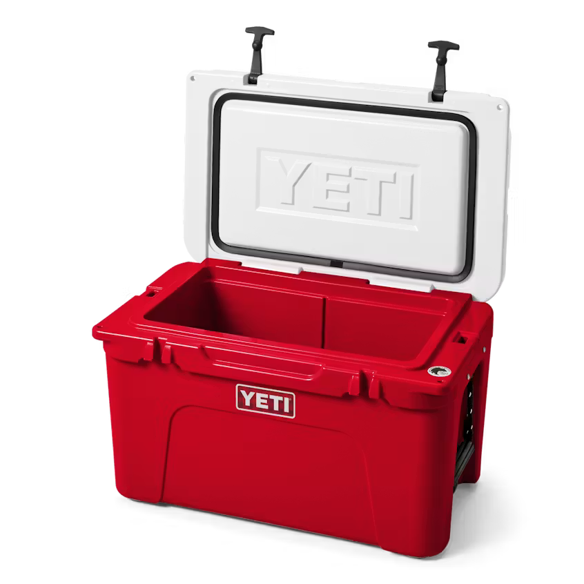 YETI Tundra Canada 45 Hard Cooler Red/White Badge