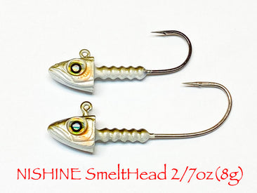 Têtes plombées Nishine Smelthead, lot de 2