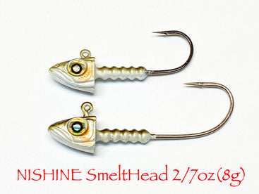 Têtes plombées Nishine Smelthead, lot de 2