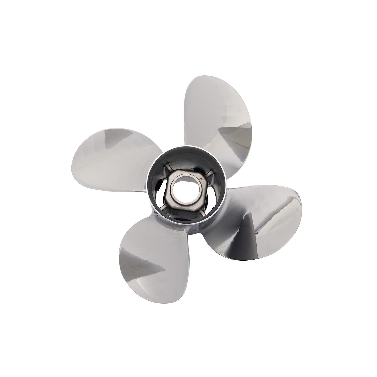 Mercury SpitFire x7 4-Blade Stainless Steel Propeller, 13" Diameter x 17" Pitch, Right Hand Rotation