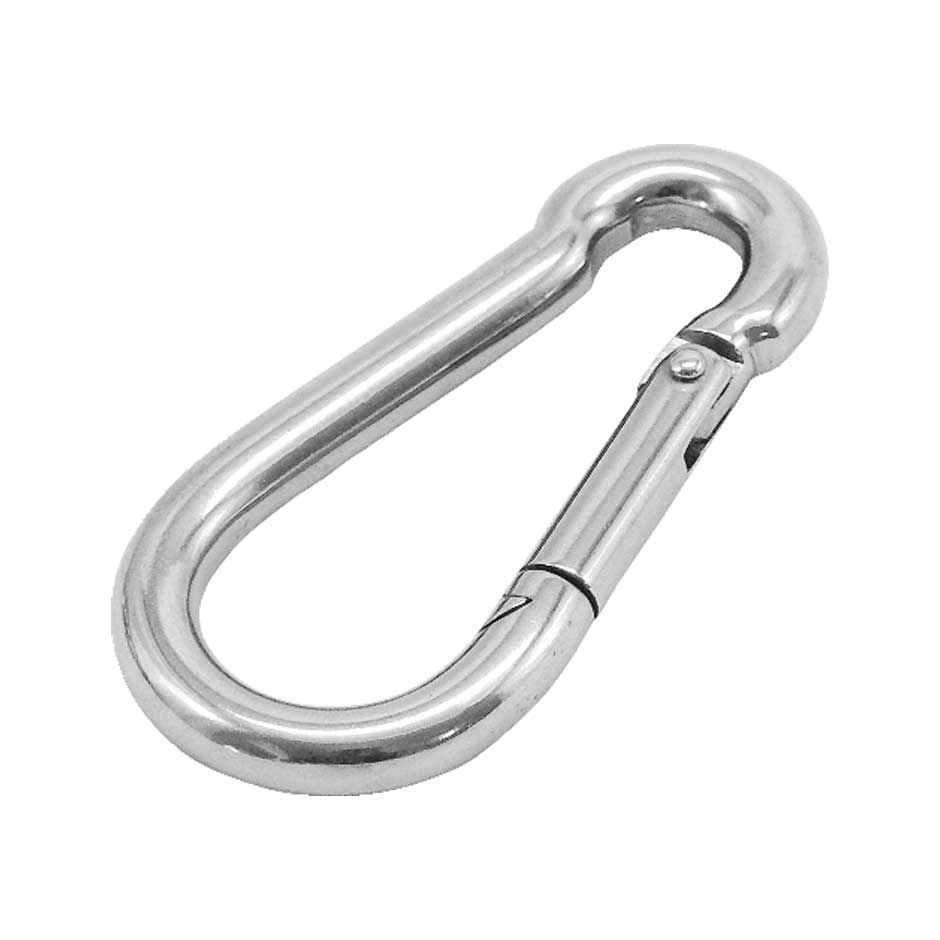 Invincible Marine Stainless Steel Safety Spring Hook 5/16"