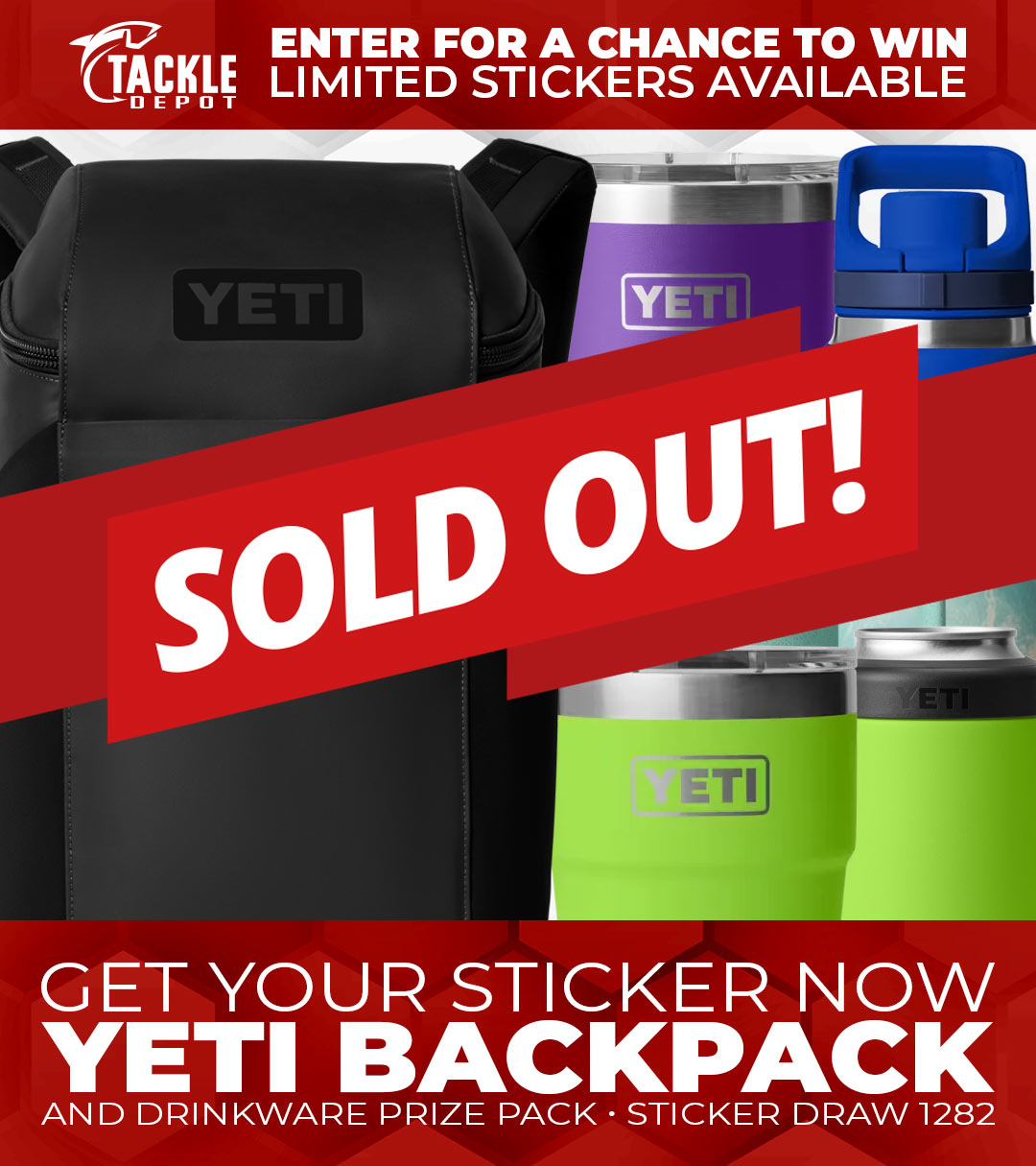Tackle Depot Sticker Draw 1282