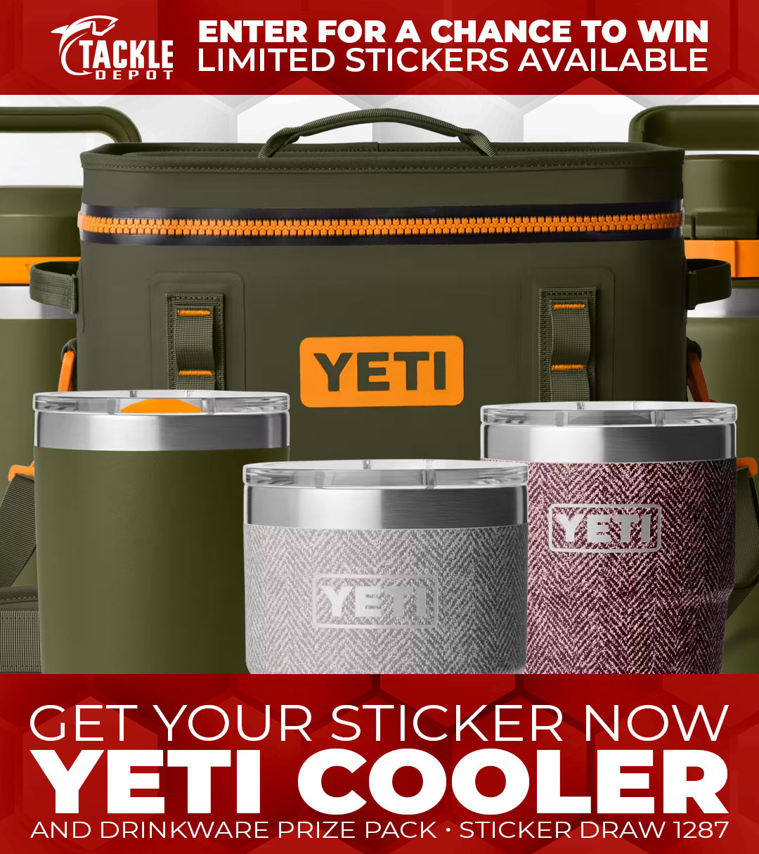 Tackle Depot Sticker Draw 1287