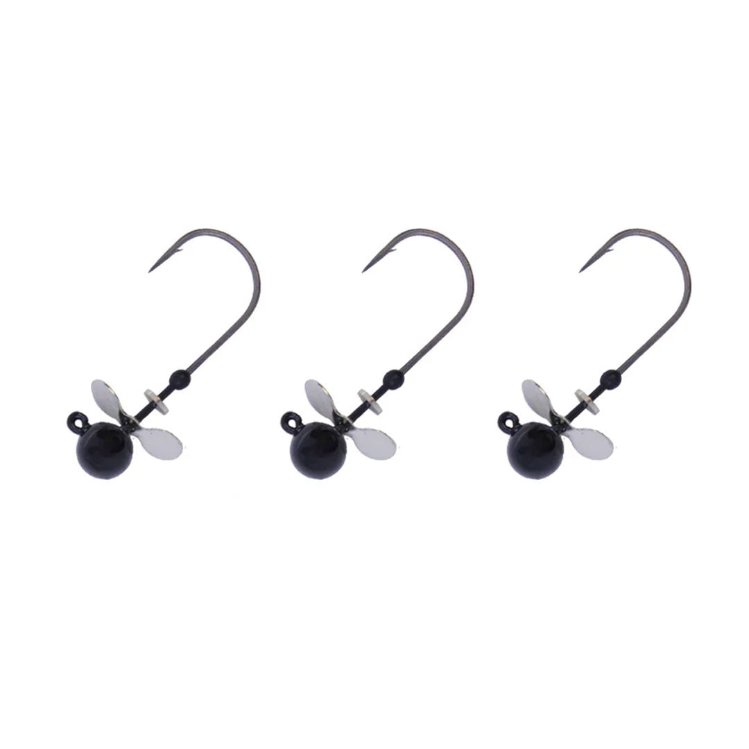 X Zone Tungsten Propeller Ball Head Jig