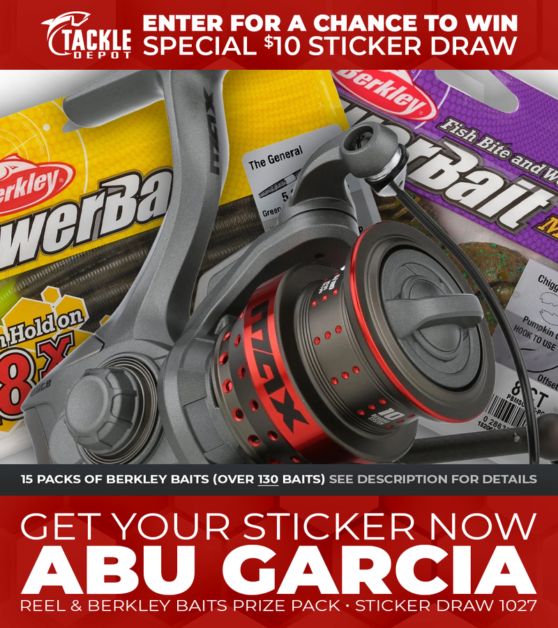 Tackle Depot Sticker Draw 1027