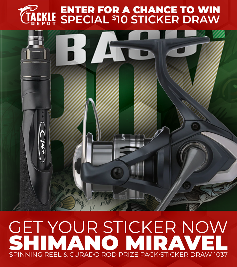 Tackle Depot Sticker Draw 1037