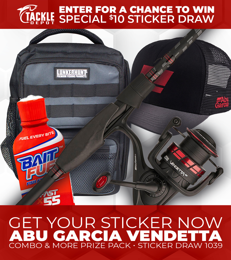 Tackle Depot Sticker Draw 1039