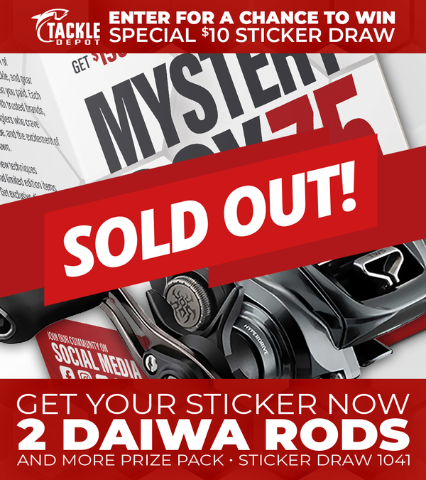 Tackle Depot Sticker Draw 1041