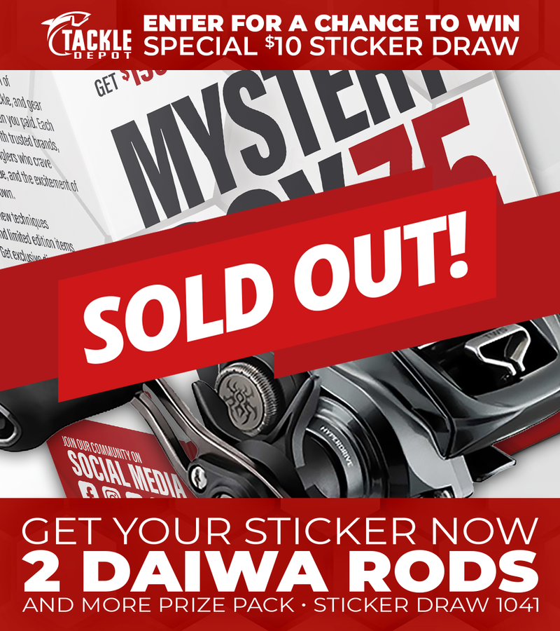 Tackle Depot Sticker Draw 1041