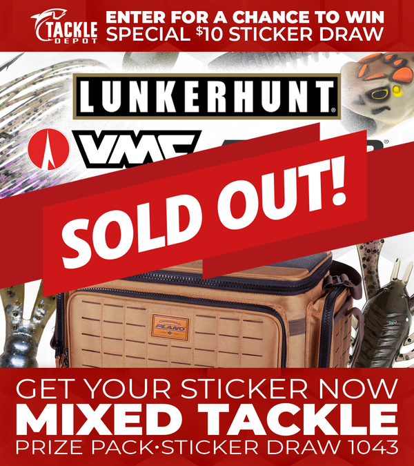 Tackle Depot Sticker Draw 1043
