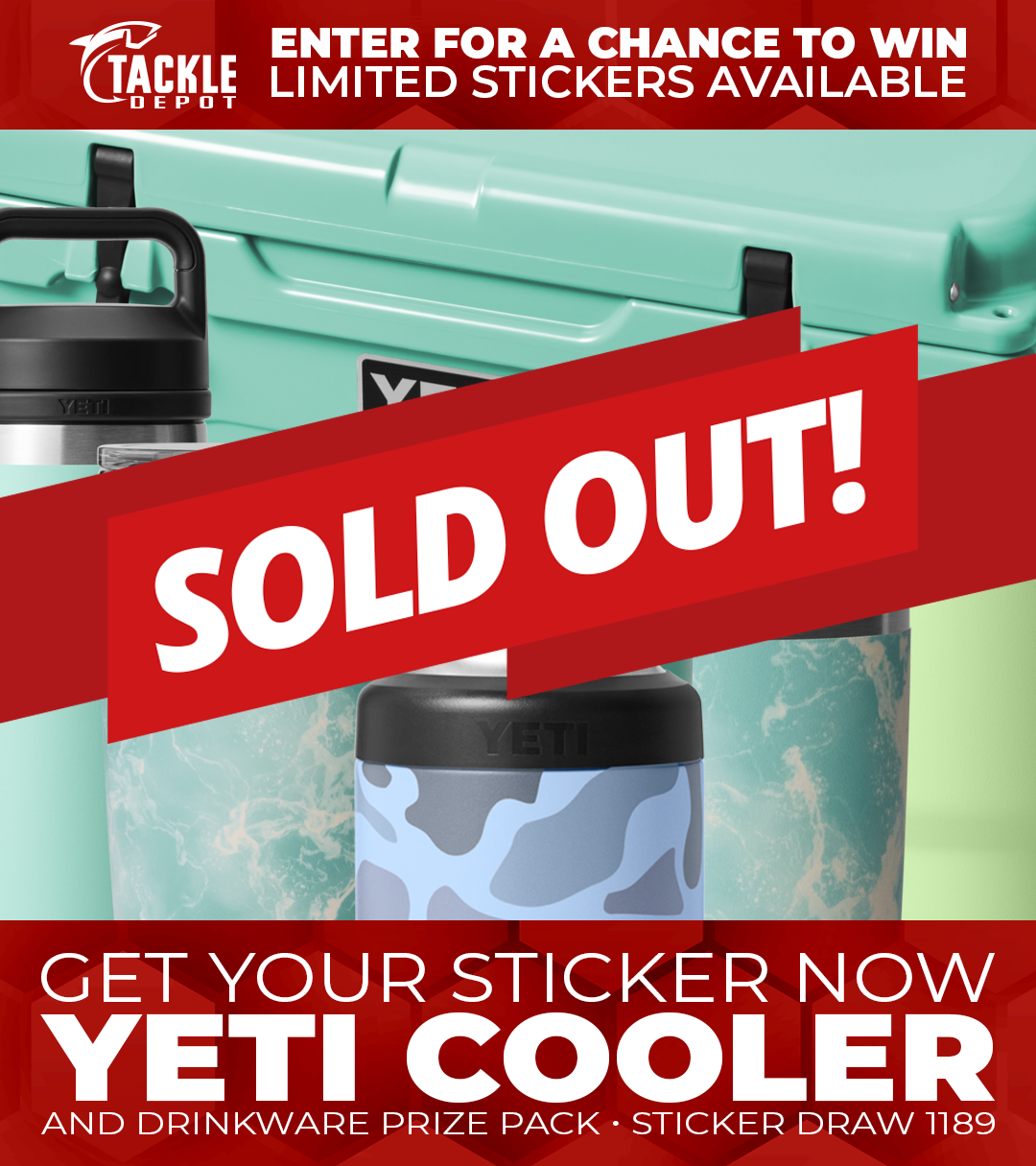 Tackle Depot Sticker Draw 1189
