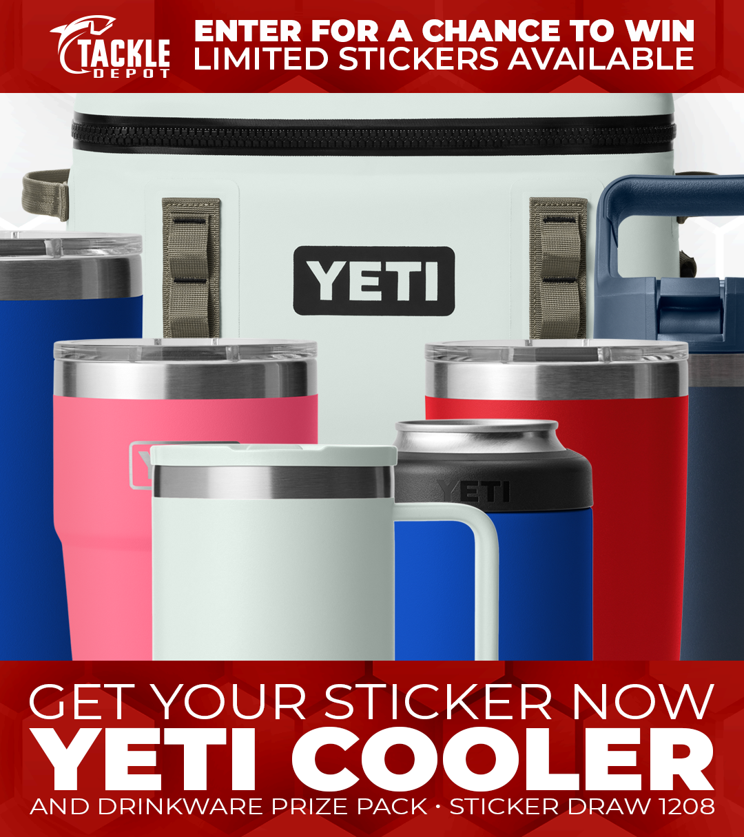 Tackle Depot Sticker Draw 1208