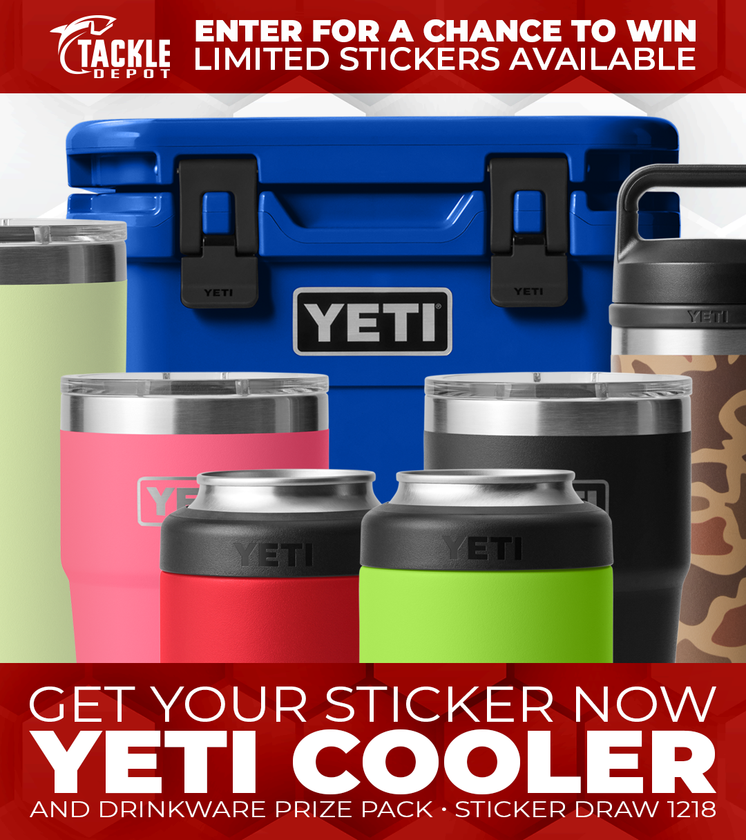 Tackle Depot Sticker Draw 1218
