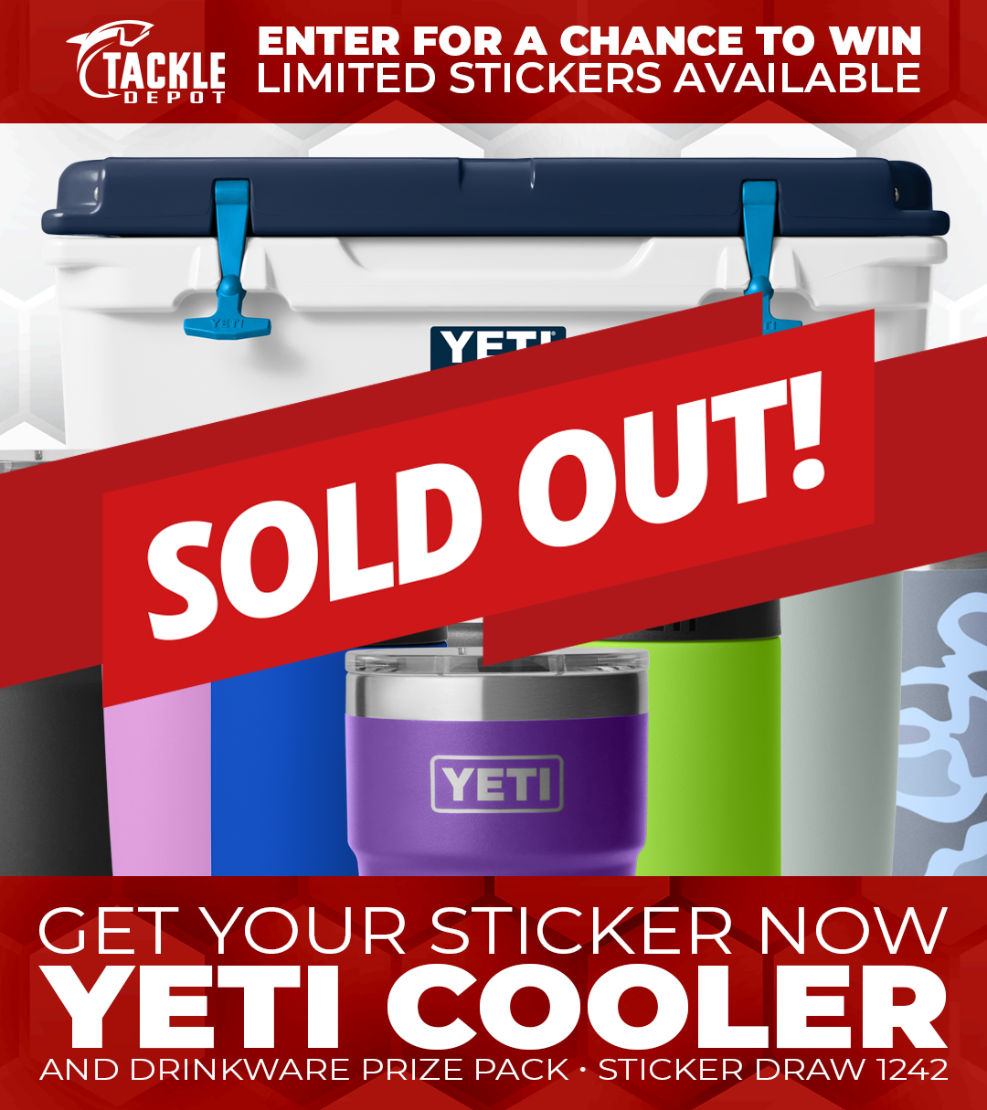 Tackle Depot Sticker Draw 1242