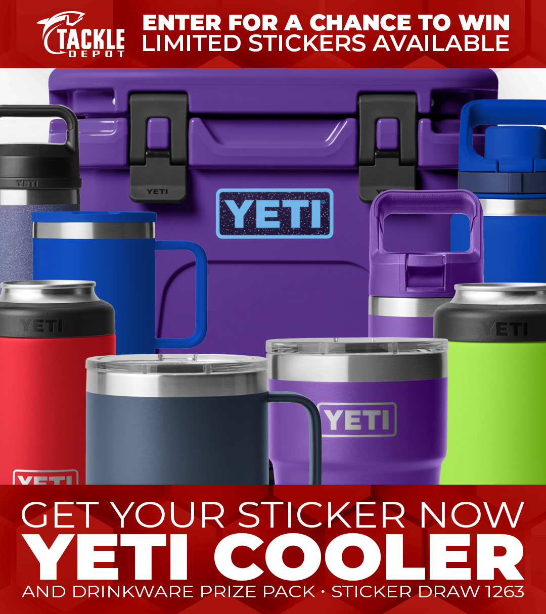 Tackle Depot Sticker Draw 1263