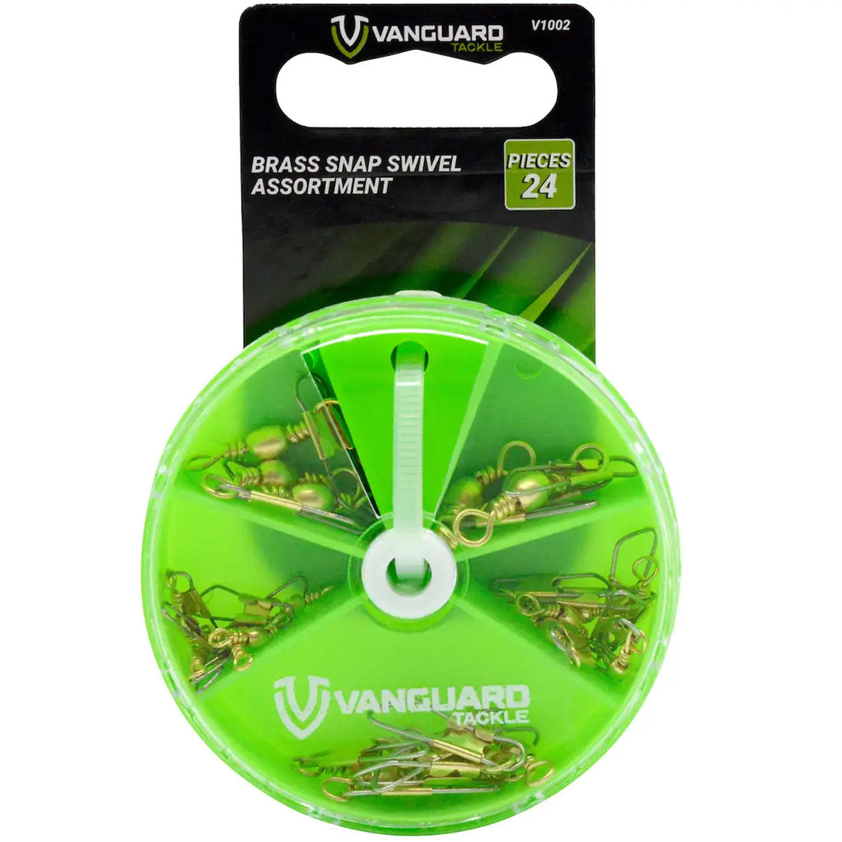 Vanguard Fishing Brass Snap Swivel Assortment (24-piece)