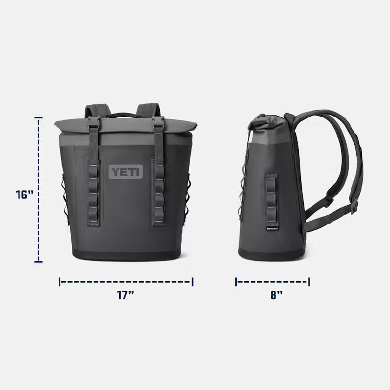 YETI Hopper M12 Backpack Soft Cooler Charcoal