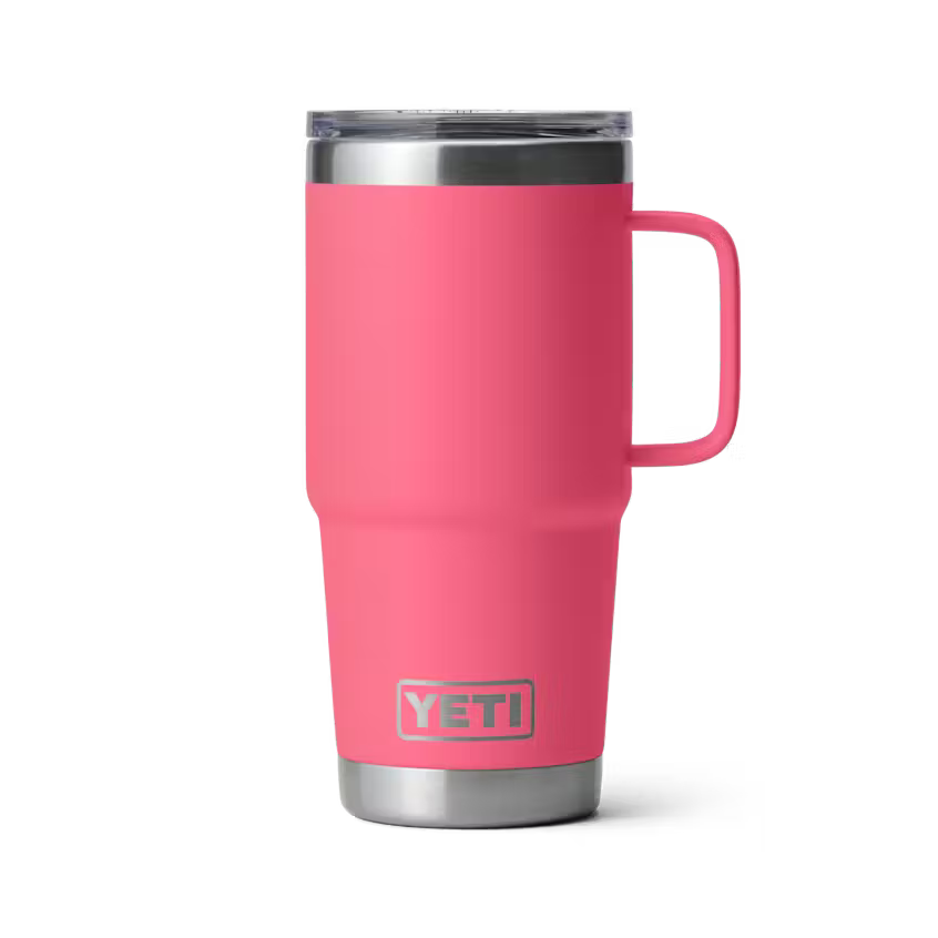 YETI Rambler 591 ml Travel Mug With Stronghold Lid Tropical Pink