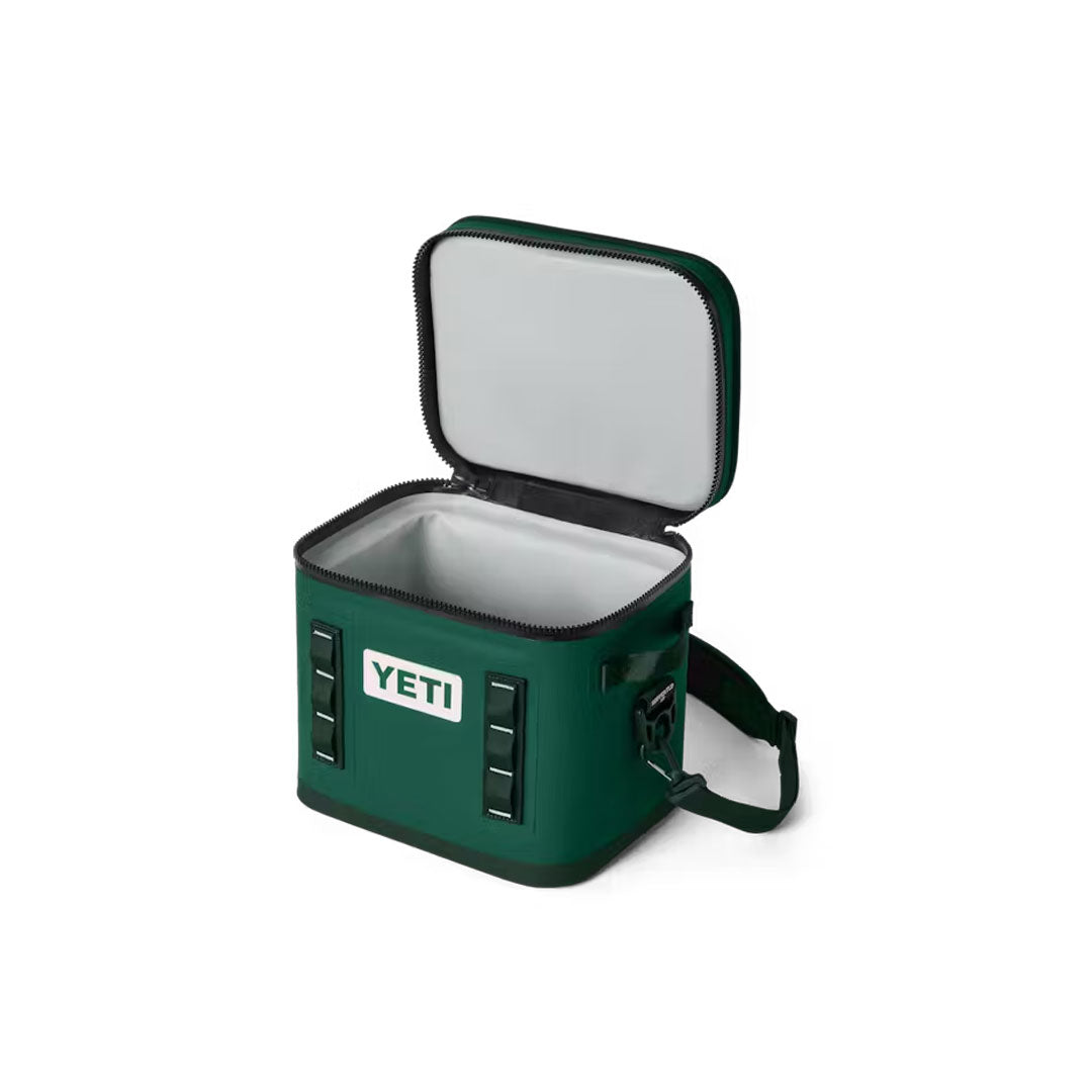 YETI Hopper Flip 12 Soft Cooler Black Forest Green - Tackle Depot