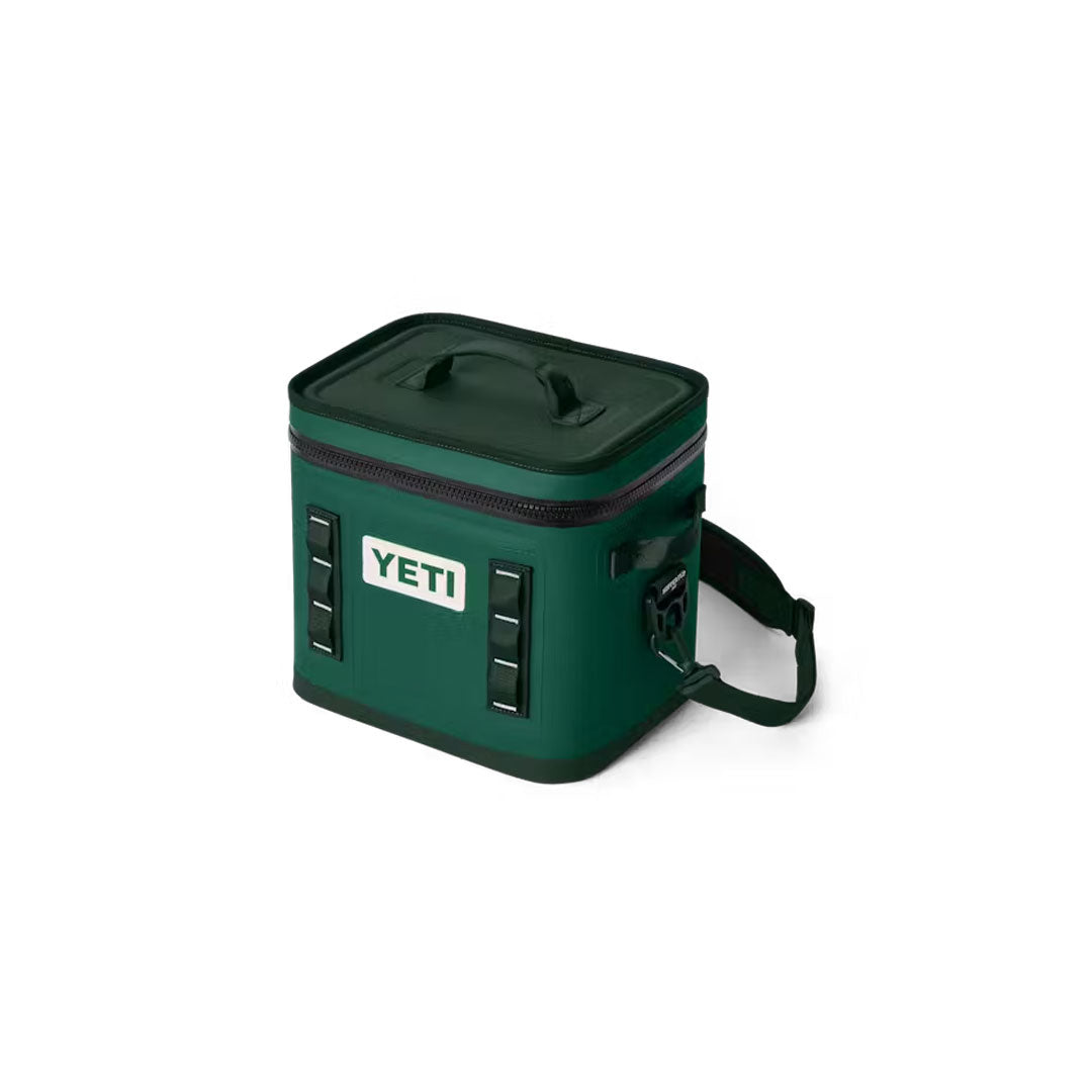 YETI Hopper Flip 12 Soft Cooler Black Forest Green - Tackle Depot