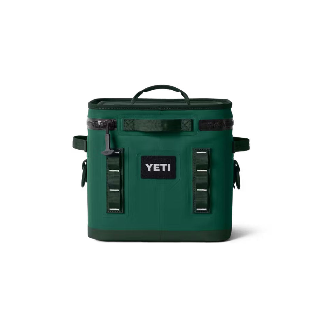 YETI Hopper Flip 12 Soft Cooler Black Forest Green - Tackle Depot