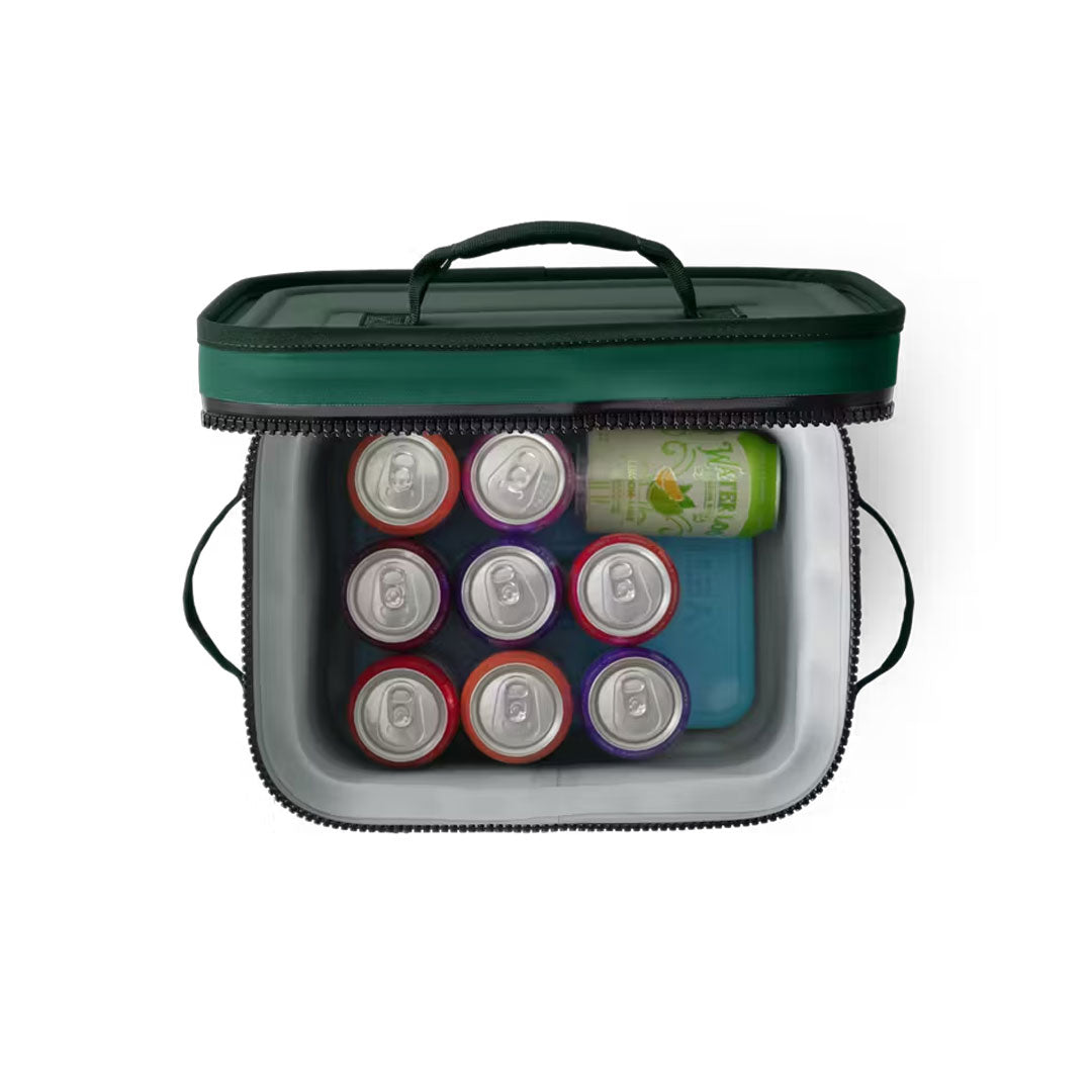 YETI Hopper Flip 12 Soft Cooler Black Forest Green - Tackle Depot
