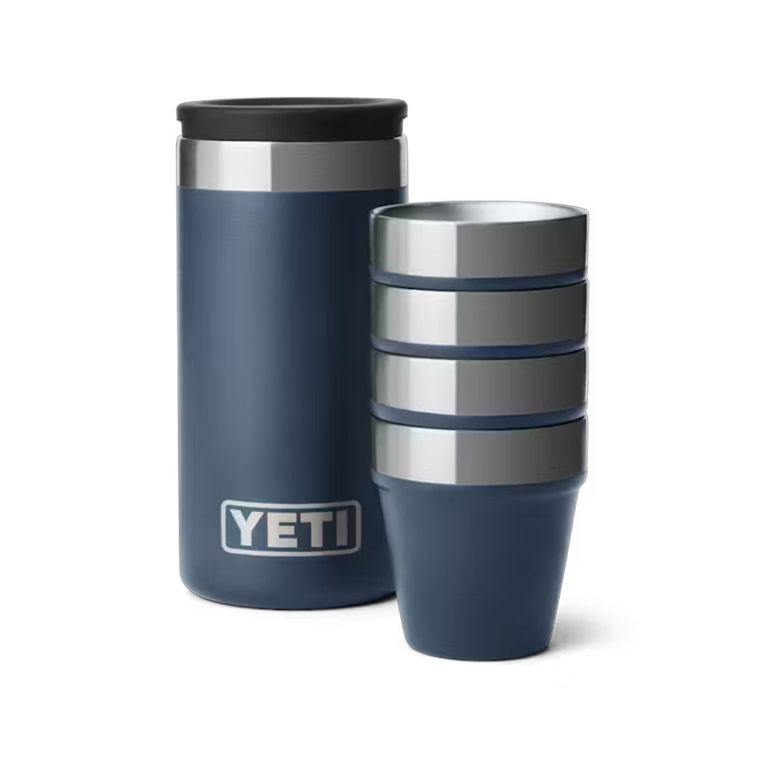 YETI Shot Glasses with Carrying Case Navy