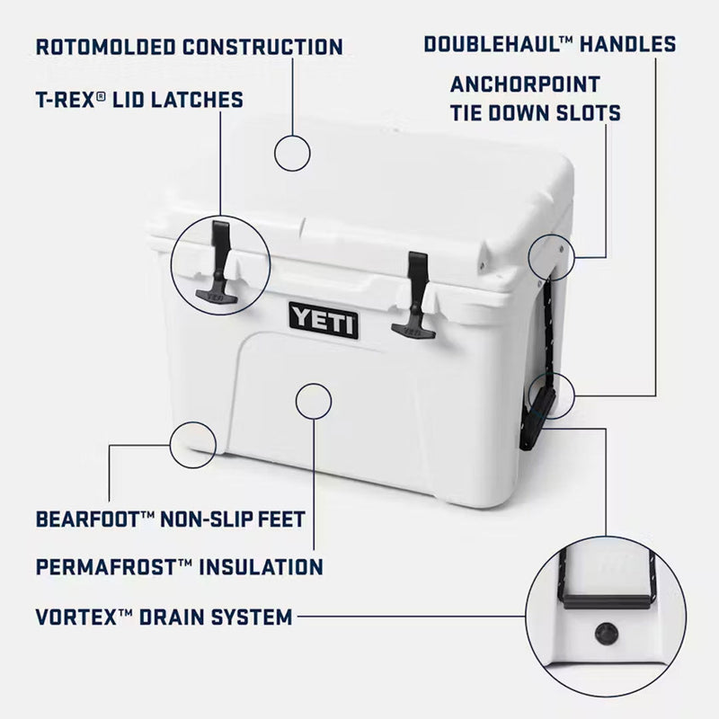 YETI Tundra 35 Hard Cooler White