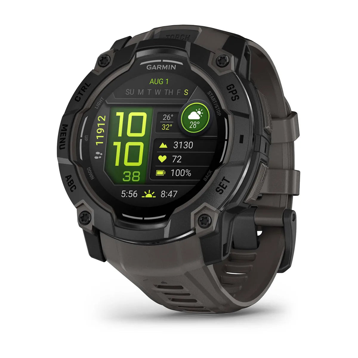 Garmin Instinct 3 – 50 mm AMOLED Black with Charcoal Band