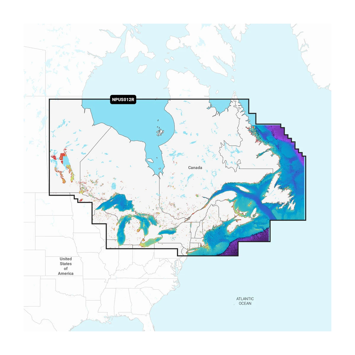 Garmin Canada, East & Great Lakes - Lakes, Rivers and Coastal Marine Charts