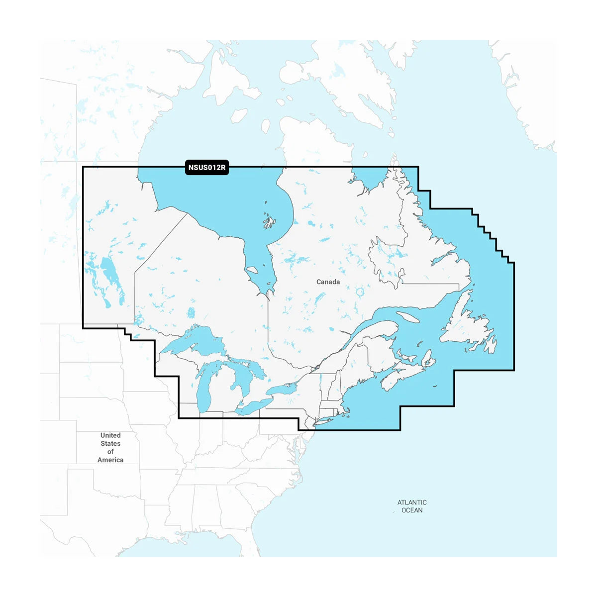 Garmin Navionics+ Canada, Est et Grands Lacs