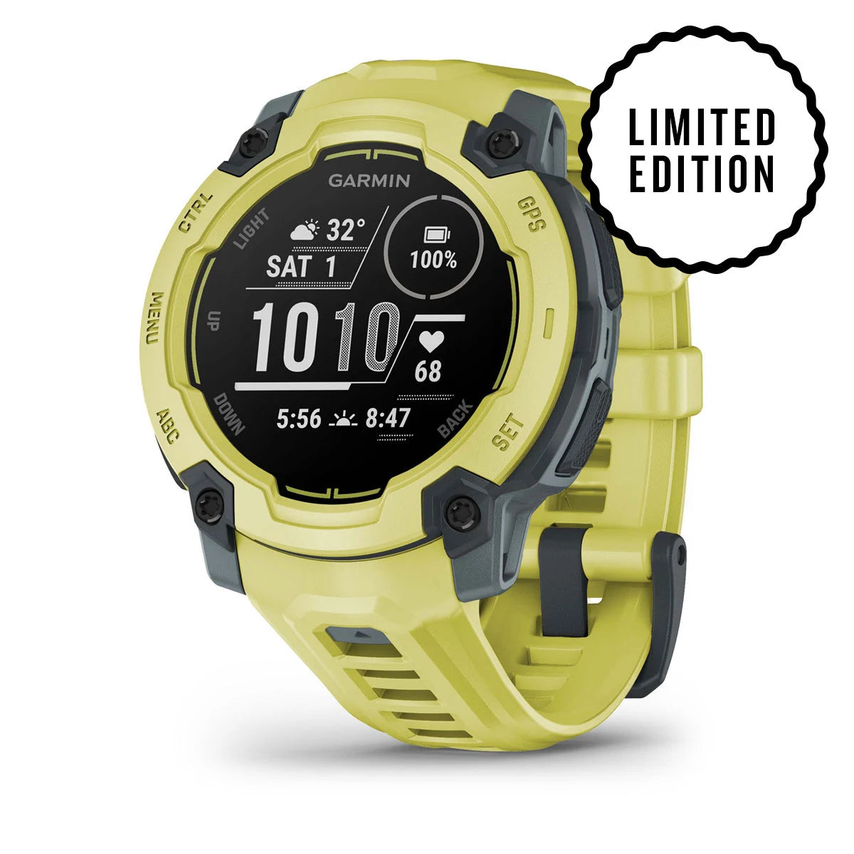 Garmin Instinct E – 45 mm Electric Lime with Electric Lime Band