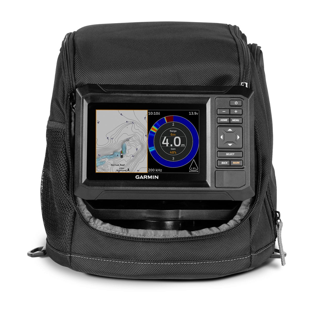 Garmin ECHOMAP UHD2 Keyed 5" Ice Fishing Bundle